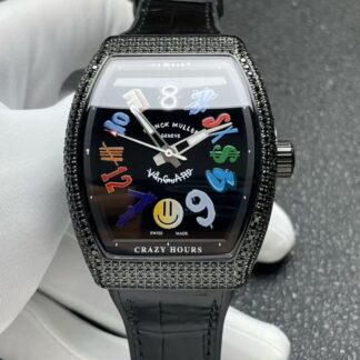 AAA Replica Franck Muller Vanguard Crazy Hours Jisbar V43 CH JSR ABF Factory Mens Watch 45MM | aaafactory.io