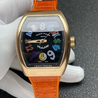 AAA Replica Franck Muller Vanguard V45 SC DT Popeye ABF Factory Leather Strap Mens Watch | aaafactory.io