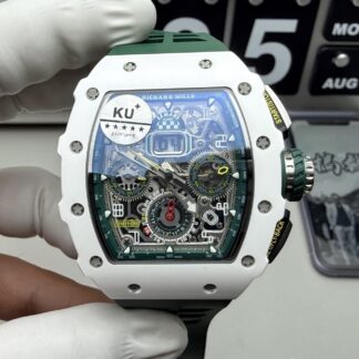 AAA Replica Richard Mille RM11-03 KU Factory White Ceramic Mens Watch | aaafactory.io