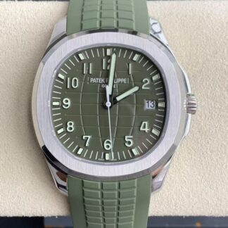 AAA Replica Patek Philippe Aquanaut 5168G-010 DDF Factory Date Display Mens Watch | aaafactory.io