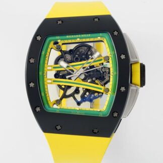AAA Replica Richard Mille RM61-01 APS Factory Yellow Strap Mens Watch | aaafactory.io