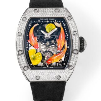 AAA Replica Richard Mille RM S10 Koi Tourbillon RM Factory Diamond Mens Watch | aaafactory.io