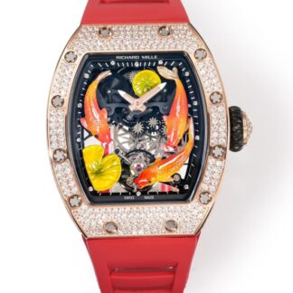 AAA Replica Richard Mille RM S10 Koi Tourbillon RM Factory Rubber Strap Mens Watch | aaafactory.io
