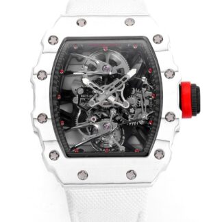 AAA Replica Richard Mille RM27-02 Tourbillon RM Factory White Strap Mens Watch | aaafactory.io
