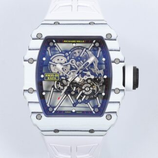 AAA Replica Richard Mille RM35-01 ZF Factory White Rubber Strap Mens Watch | aaafactory.io