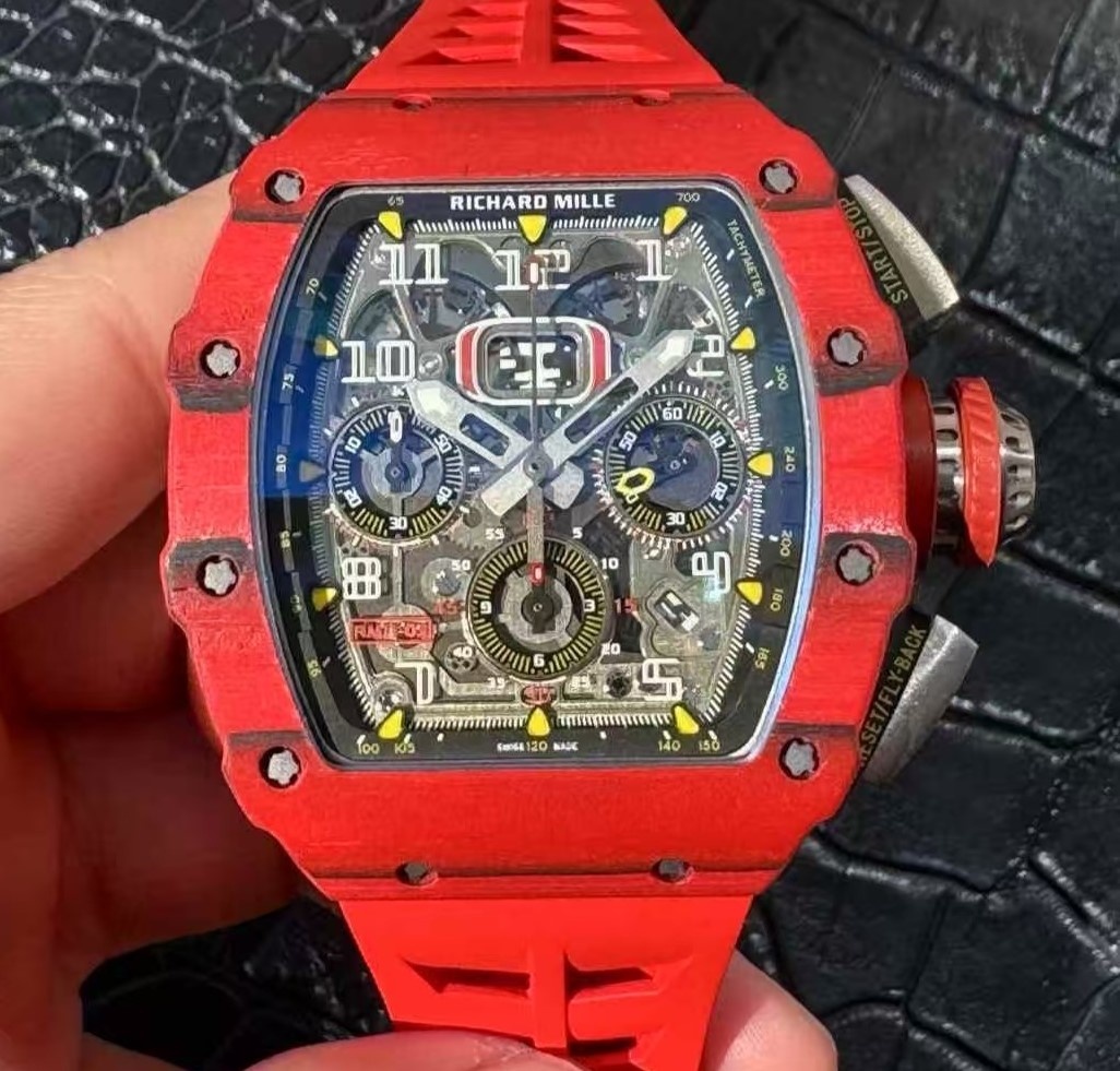 AAA Replica Richard Mille RM11-03 ABM Factory Red Demon Mens Watch. Richard Mille RM11-03 replica watch