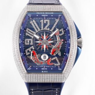 AAA Replica Franck Muller Vanguard Yachting V45 Koi ABF Factory Diamond Mens Watch | aaafactory.io