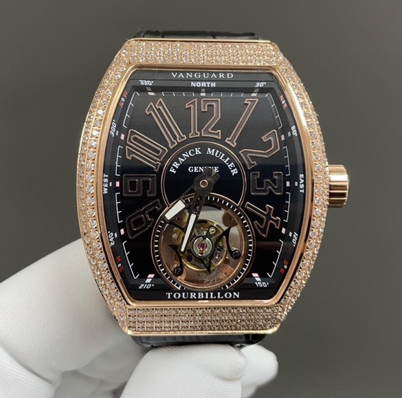 AAA Replica Franck Muller V 45 T D (NR) Tourbillon ABF Factory Mens Watch | aaafactory.io