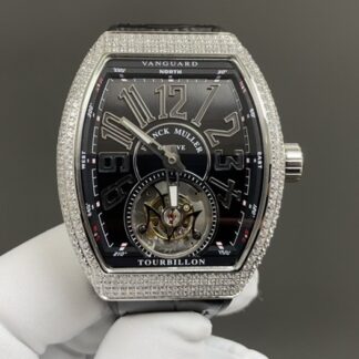 AAA Replica Franck Muller V 45 T D (NR) Tourbillon ABF Factory Diamond Mens Watch | aaafactory.io