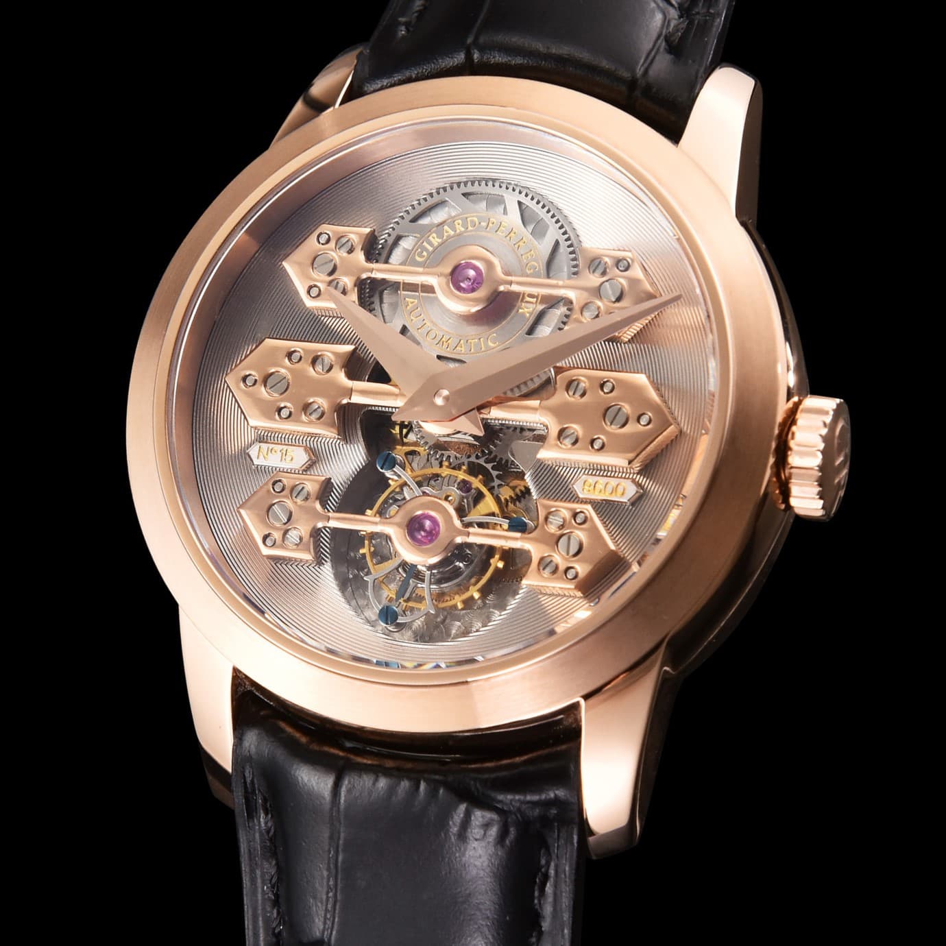 AAA Replica Girard-Perregaux Bridges 99193-52-000-BA6A Tourbillon YS Factory Mens Watch | aaafactory.io