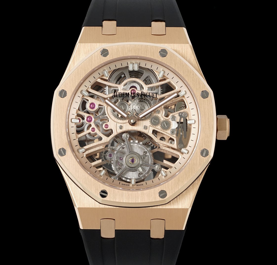 AAA Replica Audemars Piguet Royal Oak 26735 Tourbillon APP Factory Rubber Strap Mens Watch | aaafactory.io