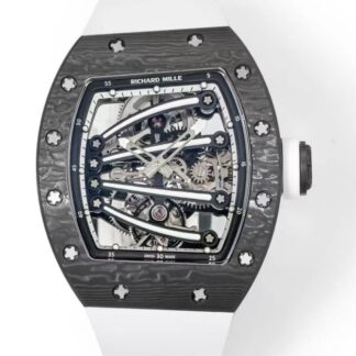 AAA Replica Richard Mille RM59-01 Tourbillon RM Factory White Strap Mens Watch | aaafactory.io