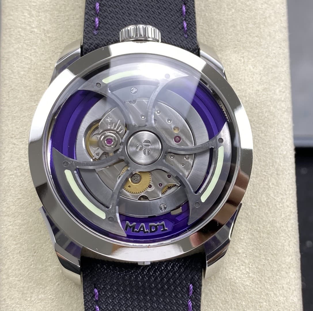 AAA Replica MB&F MAD1 Tourbillon K1 Factory Purple Mens Watch | aaafactory.io