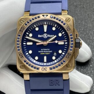 AAA Replica Bell & Ross INSTRUMENTS BR0392-D-BU-BR-LGS BR Factory Mens Watch | aaafactory.io