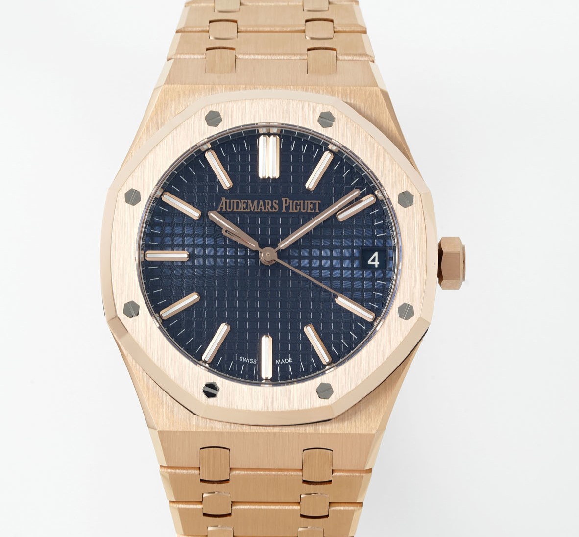 AAA Replica Audemars Piguet Royal Oak 15510OR.OO.1320OR.03 DDF Factory Rose Gold Mens Watch | aaafactory.io