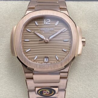 AAA Replica Patek Philippe Nautilus 7118-1R-010 DDF Factory Rose Gold Ladies Watch | aaafactory.io