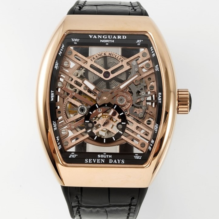 AAA Replica Franck Muller Vanguard V45 ABF Factory Leather Strap Mens Watch | aaafactory.io