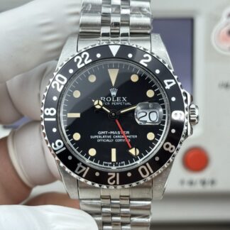 AAA Replica Rolex GMT Master 1675 MX Factory All Black Mens Watch | aaafactory.io