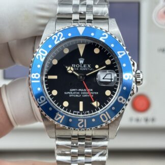 AAA Replica Rolex GMT Master II 1675 MX Factory Blueberry Mens Watch | aaafactory.io
