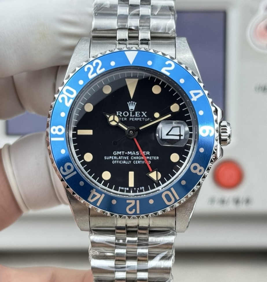 AAA Replica Rolex GMT Master II 1675 MX Factory Blueberry Mens Watch | aaafactory.io