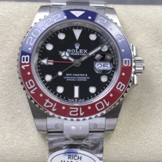 AAA Replica Rolex GMT Master II m126710blro-0002 RICH Factory Pepsi Mens Watch | aaafactory.io